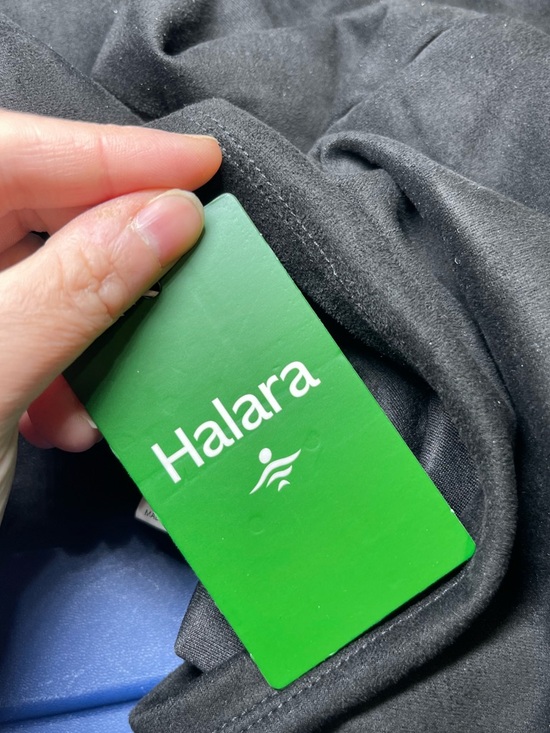 Halara High Waisted Black 2-in-1 Bodycon Suede Mini Casual Skirt Size XL - Picture 10 of 10